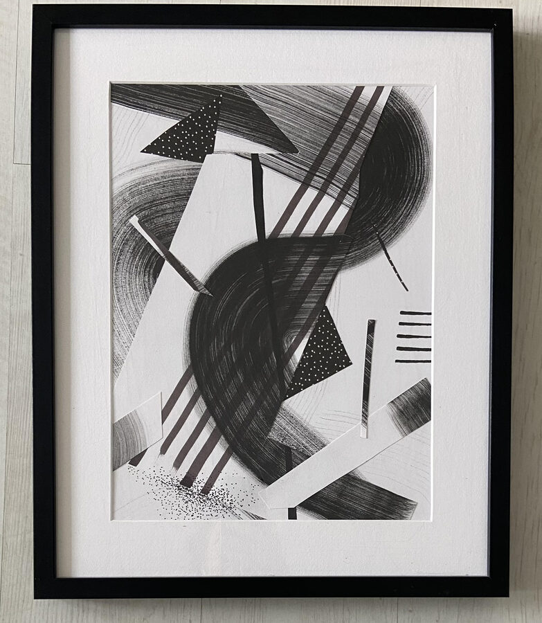 Collage — Mixed media on paper